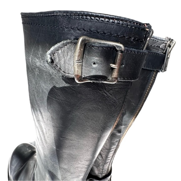 Frye Black Veronica Back Zip Boot Size 7.5 - Picture 16 of 16